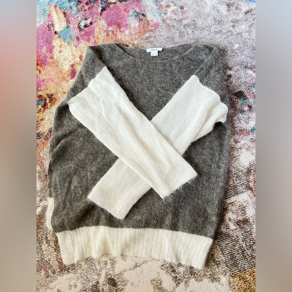 Helmut Lang color block super soft sweater side slits - Picture 12 of 12